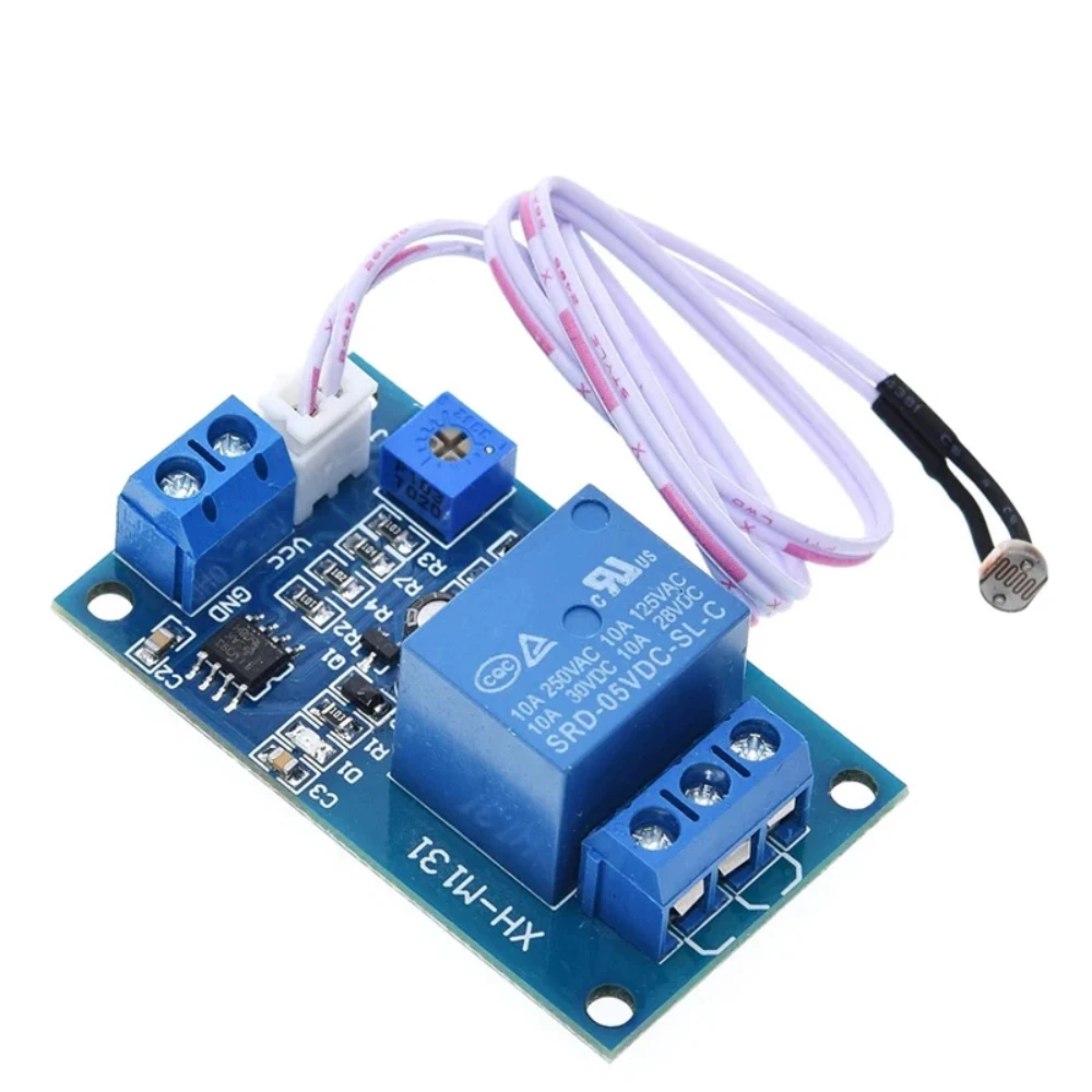 5V 12V Light Control Switch Photoresistor Relay Module Detection Sensor 10A brightness Automatic Control Module