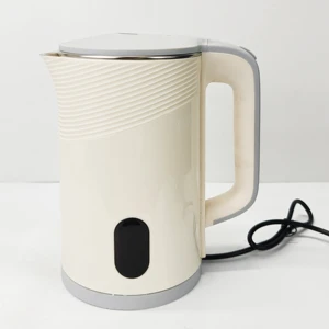 Cordless Double Layers Stainless Steel Electric Kettle 1.8L 1500W Keep Warm Boil-Dry Protection 360 Degree Rotational Base