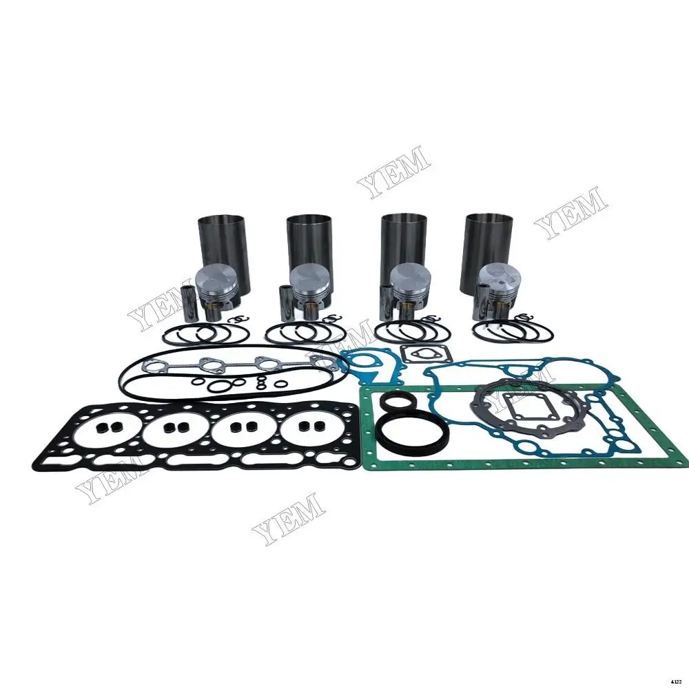 Latest Wholesale Overhaul Rebuild Kit With Piston Rings Liner Head Gasket Set For Kubota V1305 Machinery Engine Parts