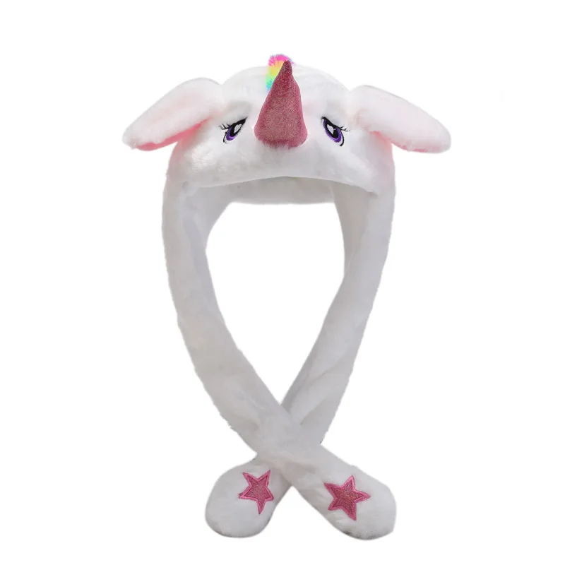 Chapeau de Lapin avec des Oreilles Mobiles Chapeau de Soleil d'Été