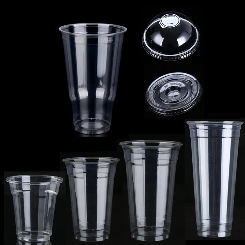 Прозрачная пластиковая чашка с логотипом на заказ, 12, 16, 20, 24, 32 унции