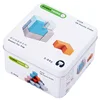 3d rubik's cube-travel tin box