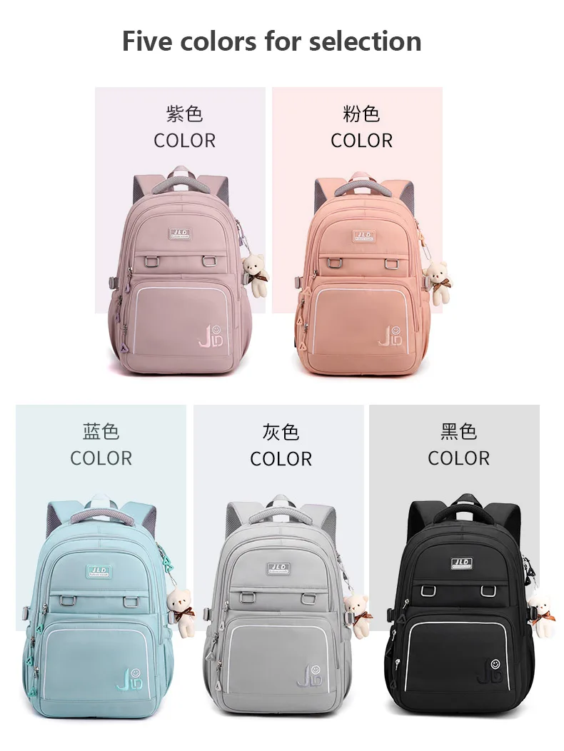 2024 Wholesale Mochilas Escolares Waterproof School Bags Student Women ...