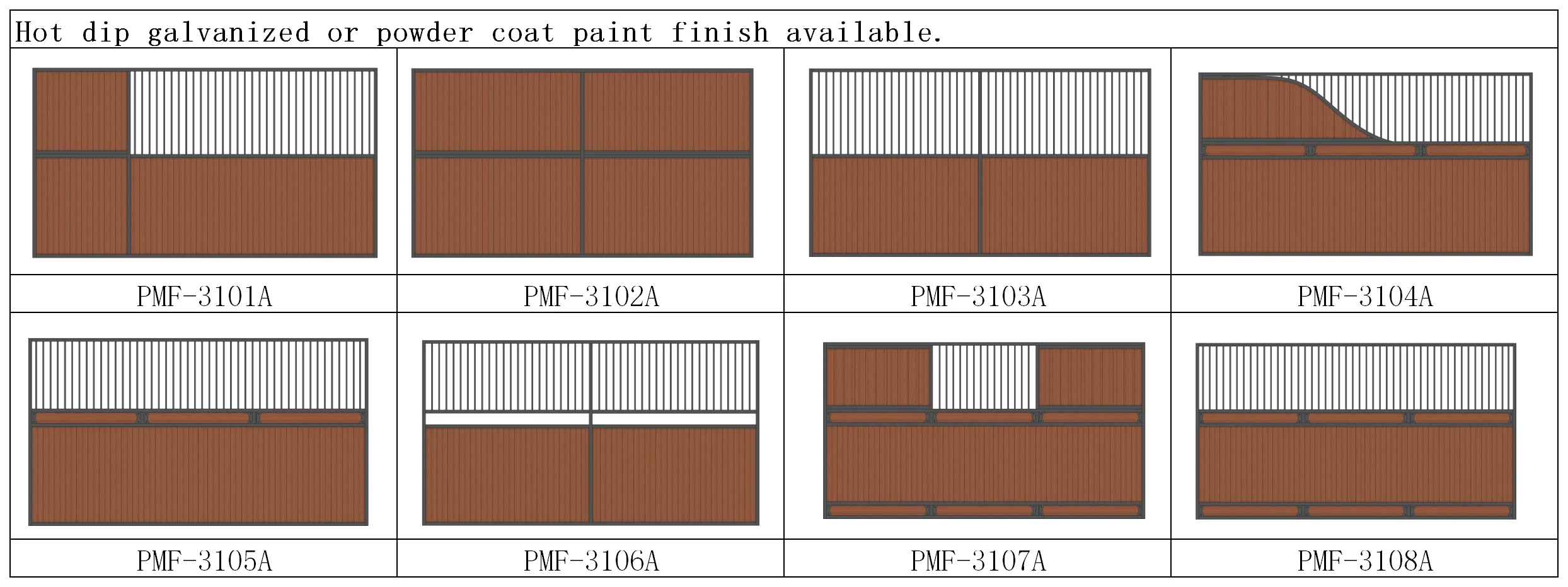 Agrotime High Quality Bamboo Horse Stall Equestrian Equipment Stable