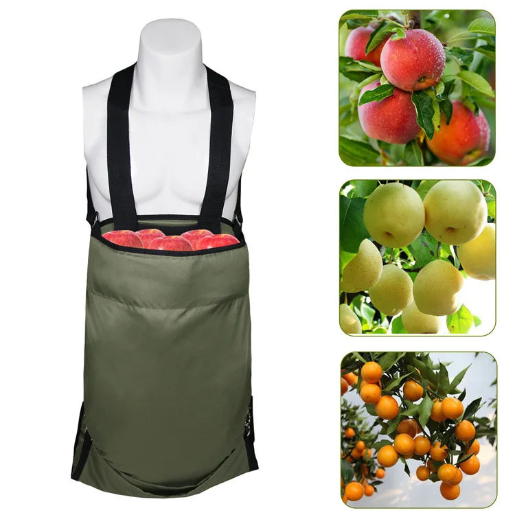 thumbnail image 2 of Kazazoo Gardening Apron, With Quick Release Pockets For Harvesting Gardening With 2 of 9
