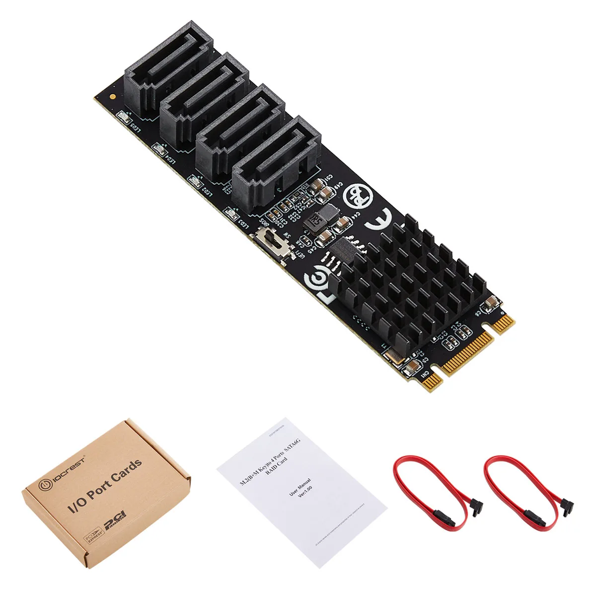 Pcie To 4 Sata Iii Scheda Controller RAID PCIe A 4 Porte SATA III + 2 ESATA - Chipset Marvell 88SE9230, 6Gbps, Per Windows/Linux Controller SATA PCIe