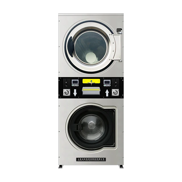 Multi Functional Double-layer Self-service Coin Operated Washing Machine, Integrated Upper and Lower Washing and Drying Machine
