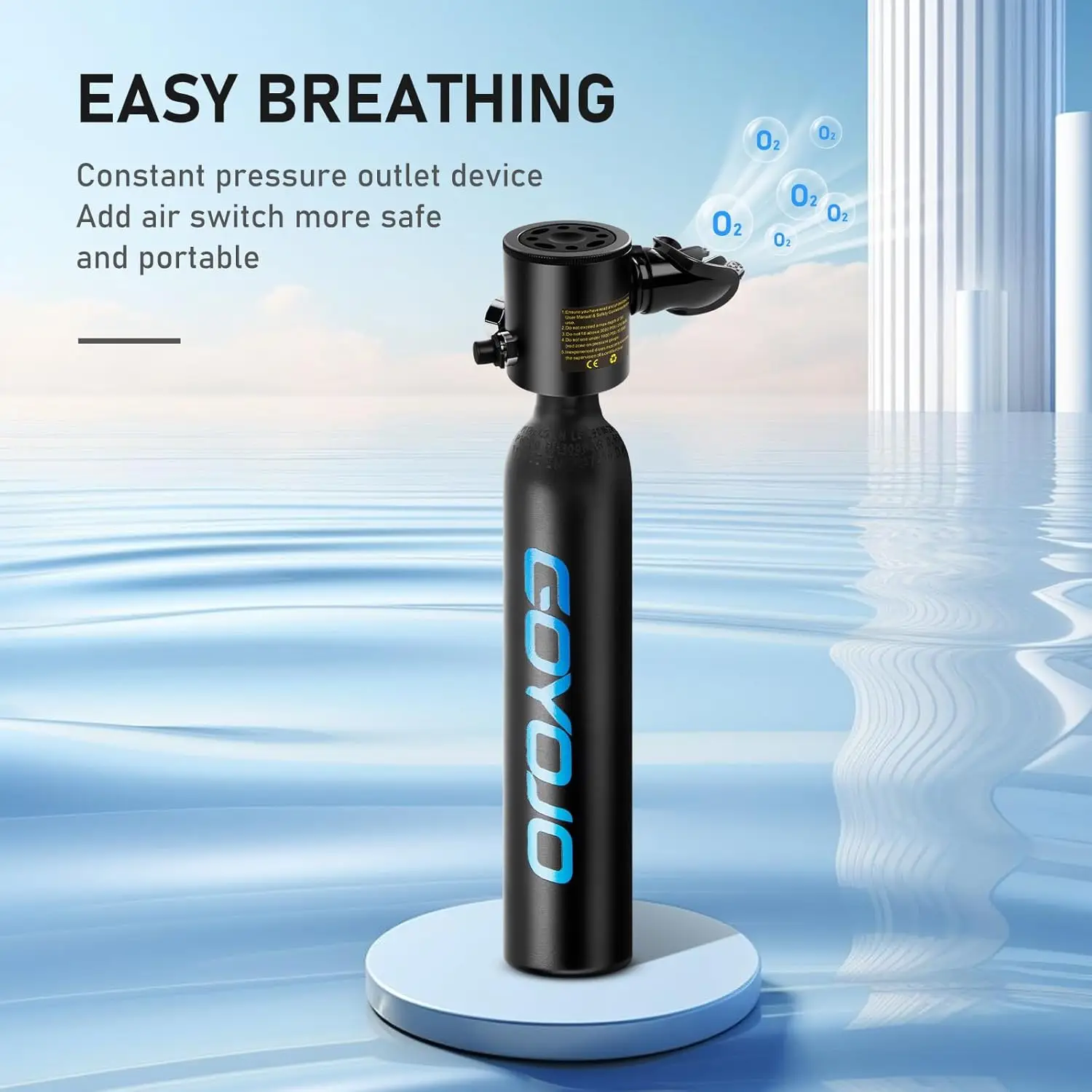GOYOJOスキューバタンク0.5Lミニダイビング器材水中ブレスシステム 