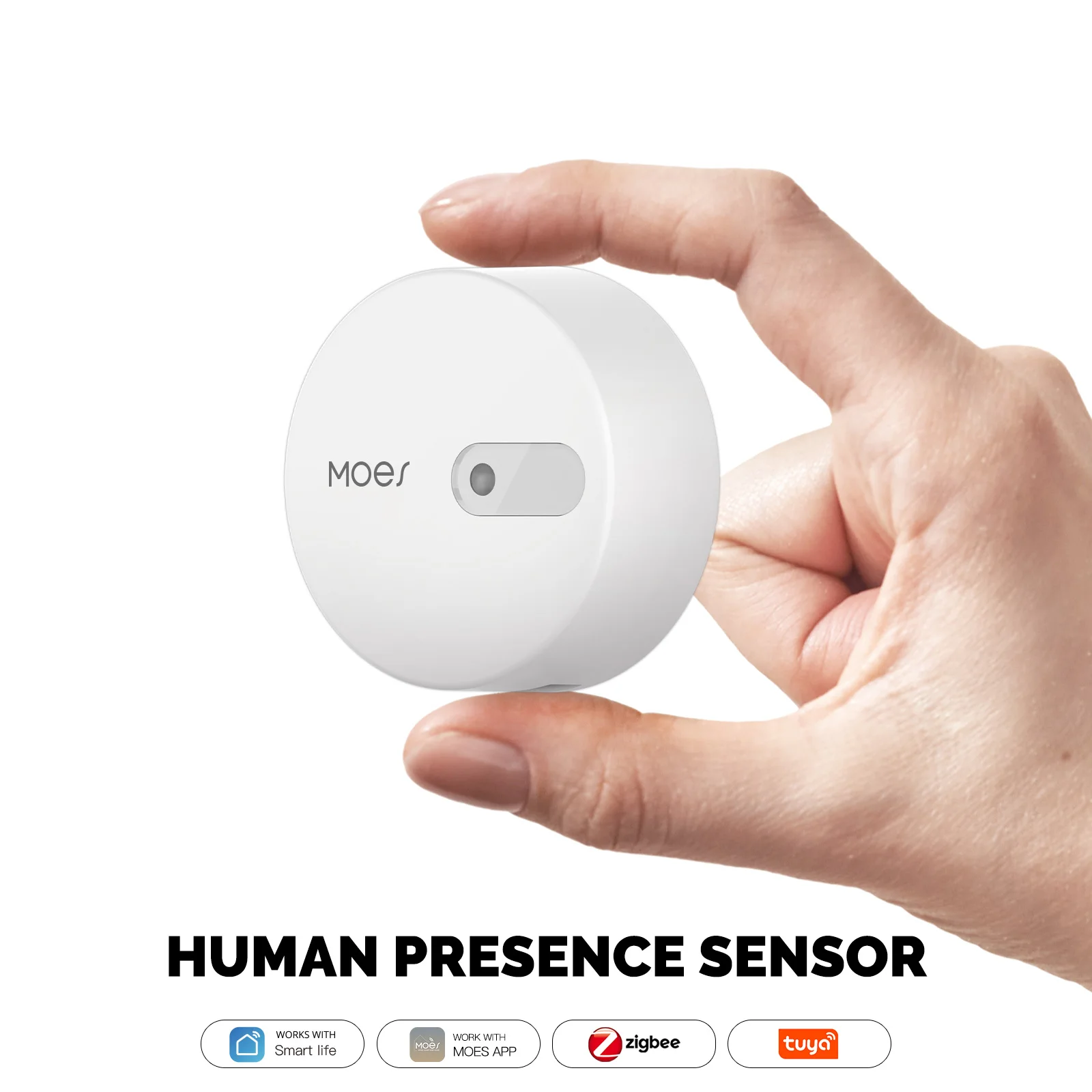 ZigBee Sensor To Detect Human PresenceTuya Mini Radar Wave Detection – MOES