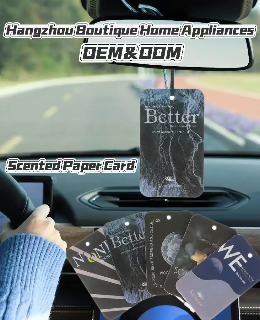 product wholesale customized car perfume cards hot selling paper car air freshener high end car perfume card-0