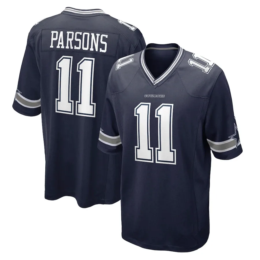 Men's Dallas Cowboys #11 Micah Parsons Navy Blue Ageless Must Have Lace Up  Pullover Hoodie on sale,for Cheap,wholesale from China