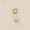 N.1 pendente con perle finte = 4 pezzi