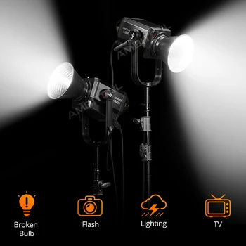 Godox KNOWLED M600D 740W 5600K Daylight LED Video Light Built-in FX Effects Studio Photographic Lighting with Portable Case detail image
