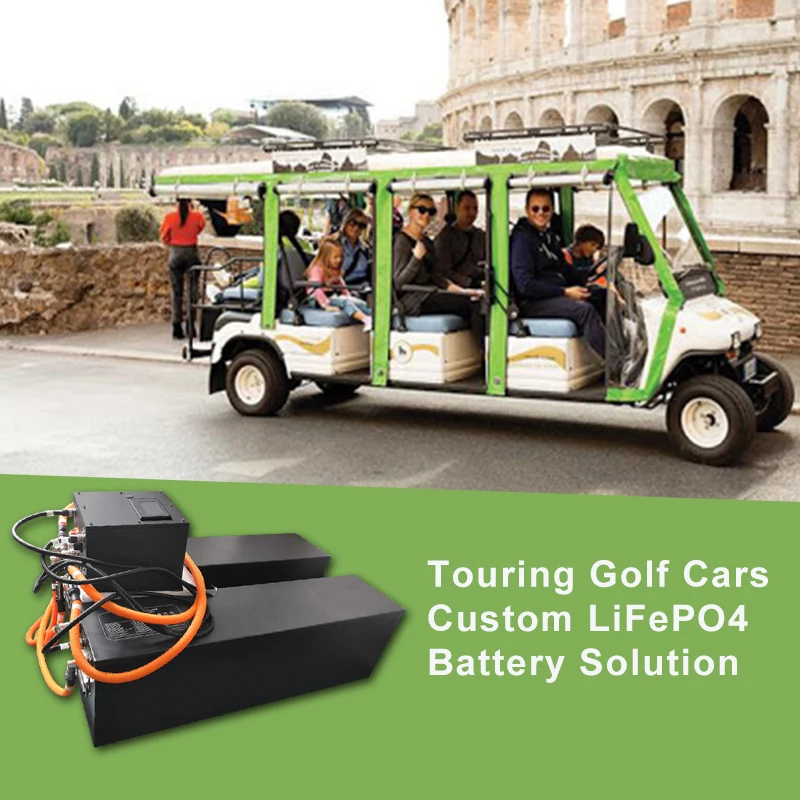 Smart Lithium Golf Cart Battery 12v 24v 48v 100ah 200ah Lifepo4 Golf Cart Electric 48volt 9043