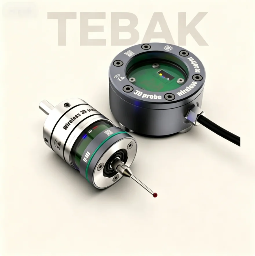 GP-800 Wireless 3D Edge Finder Probe for CNC Machining Centers  Centering Rod & Renishaw OMP40-2 Replacement