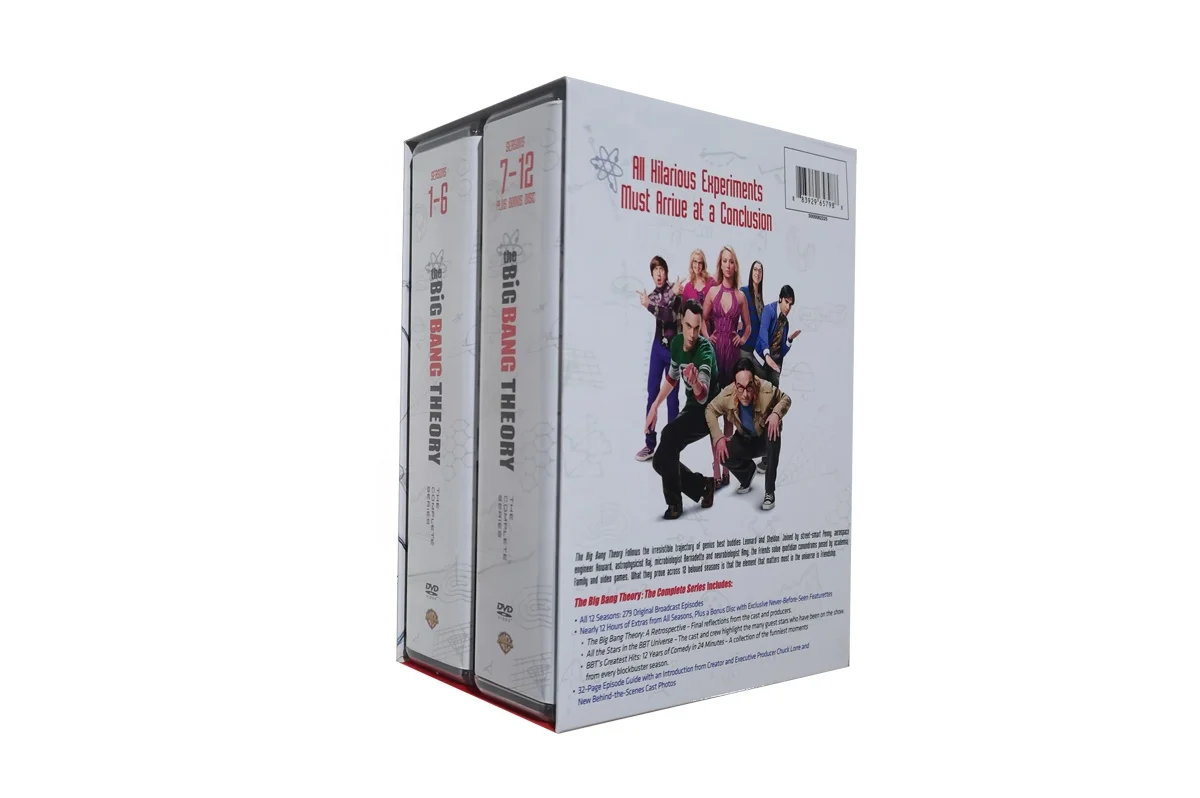 The Big Bang Theory Season 1-12 DVD Boxed Set - Complete Series