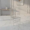 Transparent crystal chair