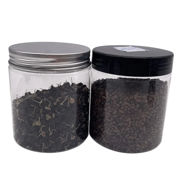 50ml 100ml 200ml 300ml 400ml 500ml PET Container Plastic Jars for Peanut Butter Honey Jams With Screw Top Lid