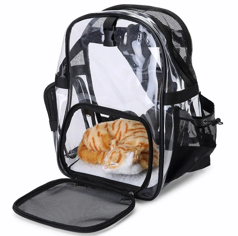 clear animal backpack