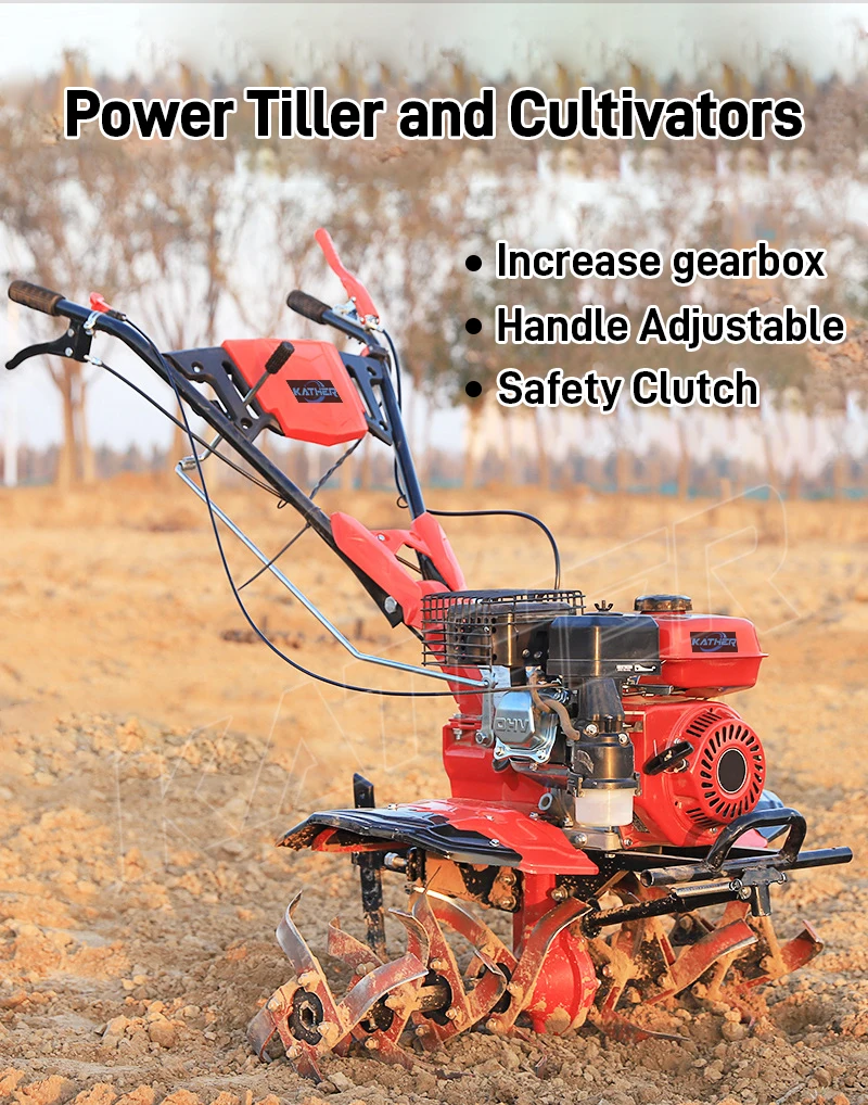 diesel mini tiller cultivators home use rotavator walking tractor weeding power tiller rotary-11