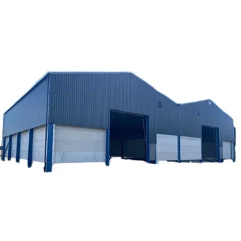 Pre-Engineered ASTM Standard Insulated Steel Workshop Modular Barn Light Bending Cutting Services Included Warehouse Application