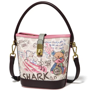 Factory wholesale Custom Logo handbags young ladies Crossbody bag women fashion design women wallet