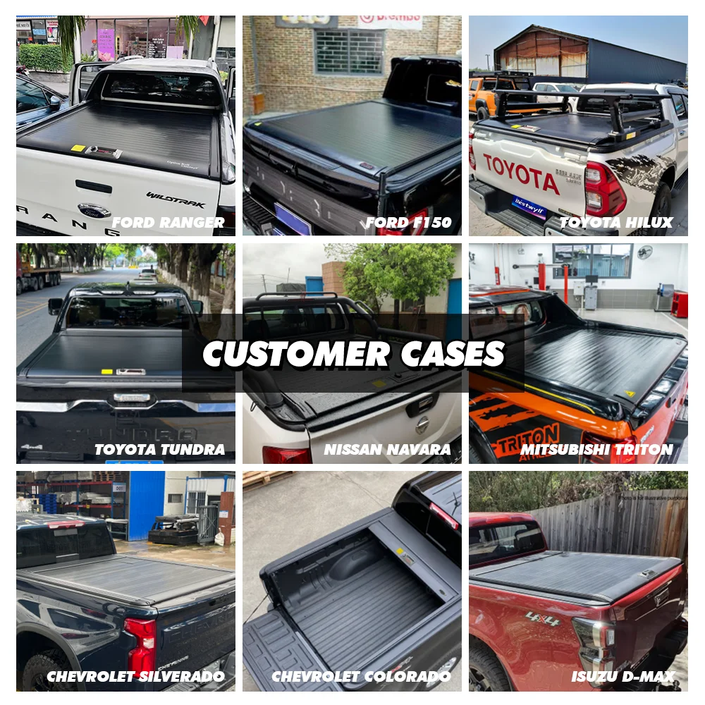 2024 Ford Raptor F150 Xlt Pickup Truck Electric Retractable Tonneau Rear Box Covers 5.5 6.5 ft 2013 2014 F150 Waterproof Locking