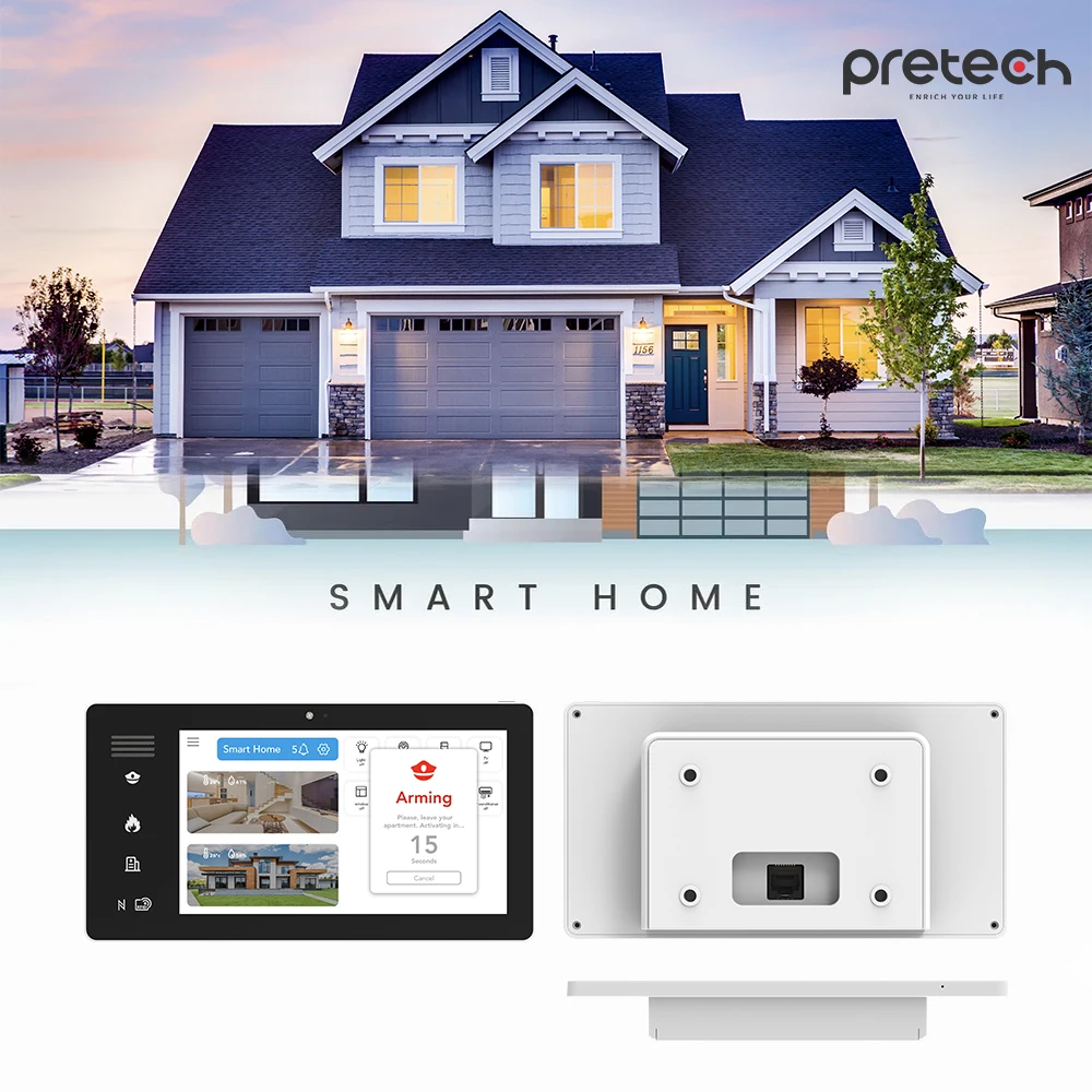 Tuya Zigbee Panel Home Automation System Sensors Zigbee Control Panel Lighting Temperature Curtains Zigbee Smart Hub Tablet