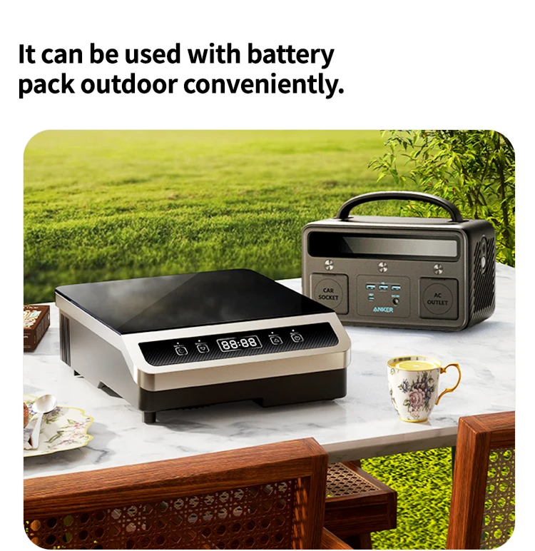 12 Dc Solar Electric Induction Cooker Stove 12v/24v Solar Dc Induction