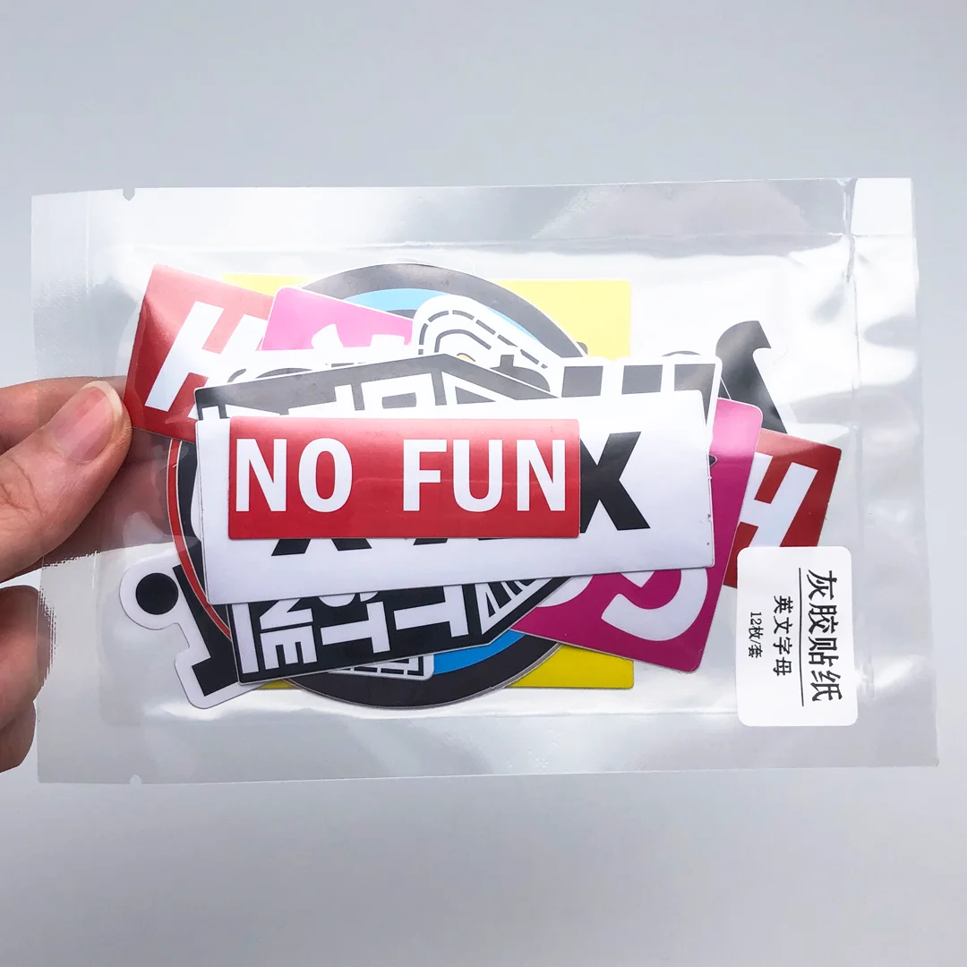 Custom Sticker Vinyl Pvc Logo Stickers Printing Adhesive Waterproof Die