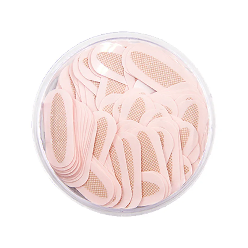 Кружевные сетчатые двусторонние наклейки для век, женские двусторонние бесшовные натуральные большие глаза, Невидимая сетка