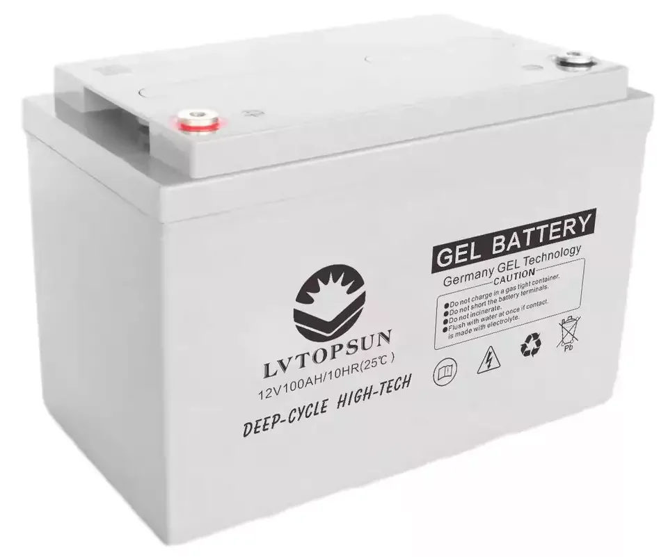 Lvtopsun Lead Acid Battery 12v 100ah Gel Battery For Solar Deep Cycle