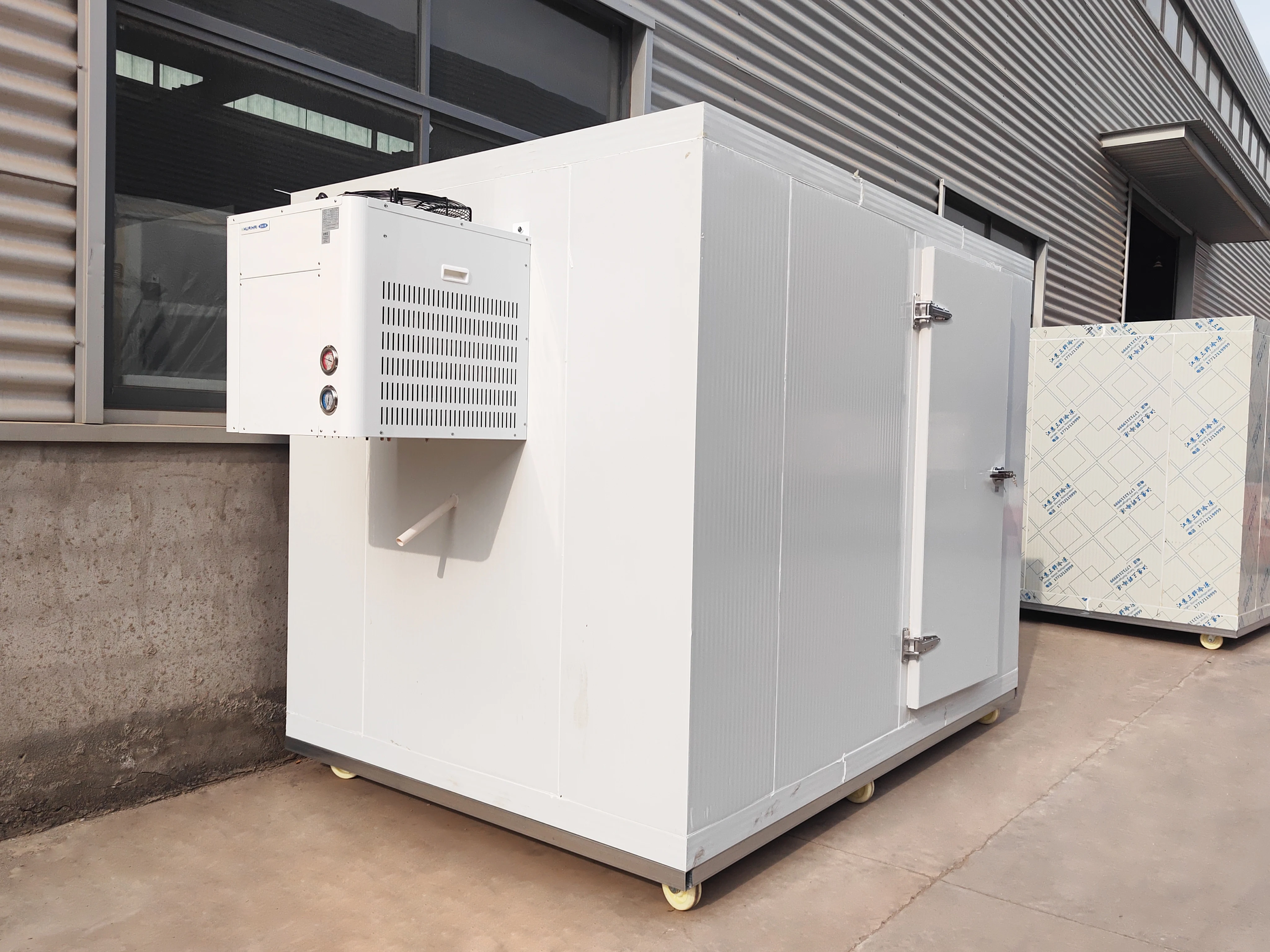 New Design Cold Storage Room with Copeland Emerson Tecumseh Compressors Container Feature Cold Room Door with Handle