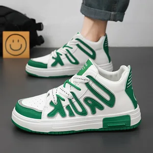 Men's Shoes Autumn 2026 New Breathable High Top Trend Casual Board Shoes