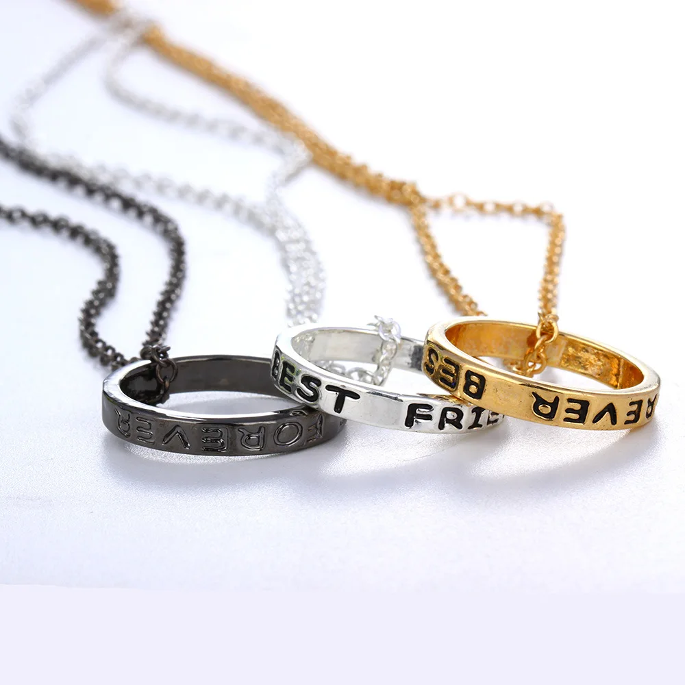 best friend charm necklace