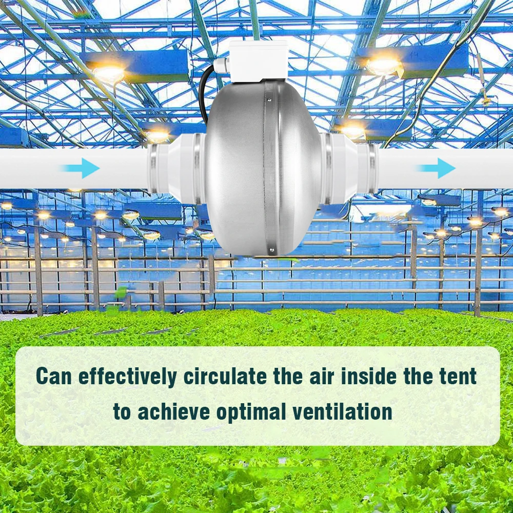 Line Duct Fan, DCFAIR, 4", 220-240V - detail 34