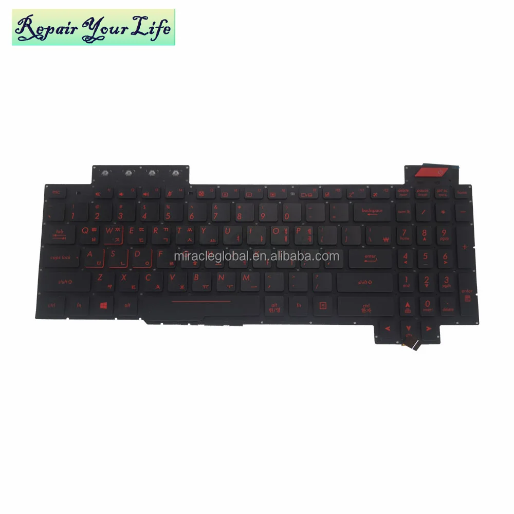FX63 KR Keyboard for ASUS ROG - Ultra Thin & Backlit
