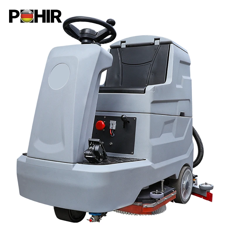 China Factory MultiFunction  Automatic Floor Cleaning Machine Industrial Stone Floor Scrubber Hot Selling  with Dual Brushes