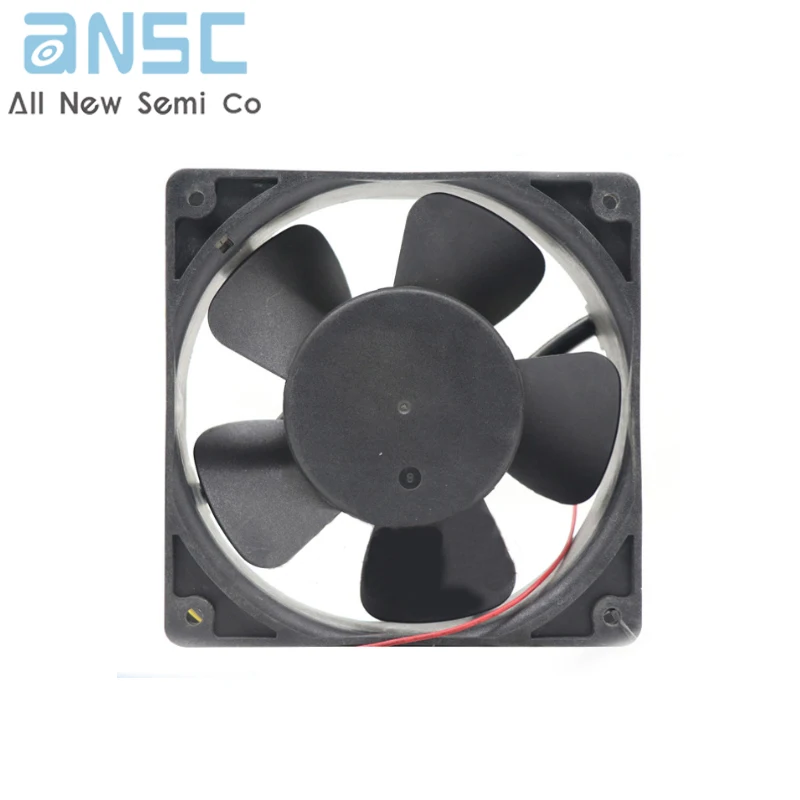 Original Axial flow fan AD1224HX-F52  120*120*38mm 24VDC 0.32A Three-wire alarm metal cabinet cooling fan