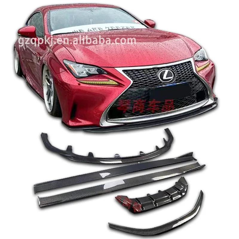 AIMGAIN RC350 Lip Kit - Carbon Fiber Front Bumper Upgrade