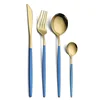 4pcs-blue gold