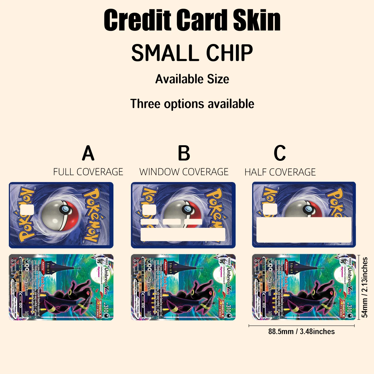 Free Design Custom Removeable Skin Credit Debit Card Sticker Anime