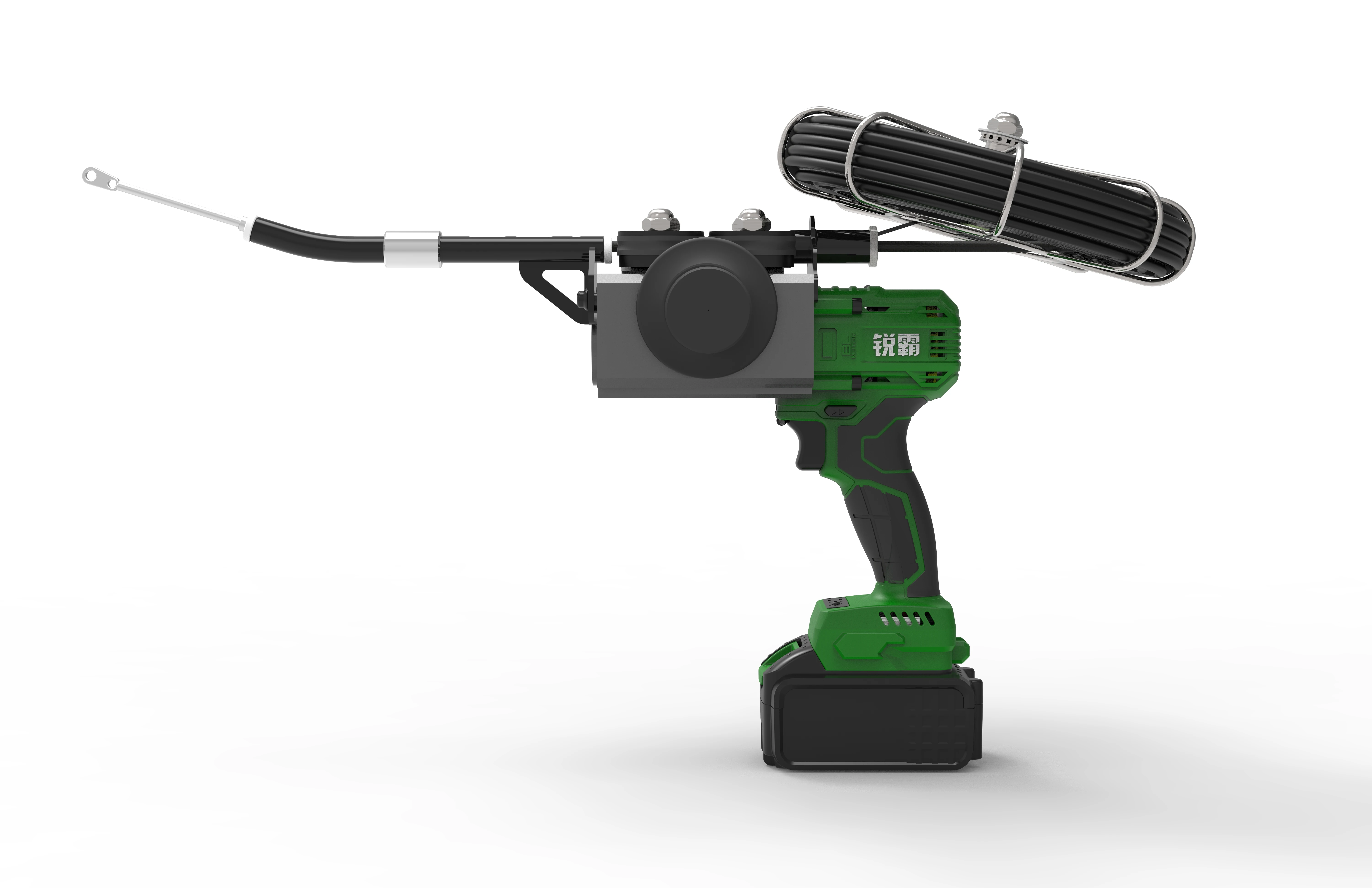 WHAMX 950W 40000mAh Automatic Ratchet Stringing Pipe Threading Machine Electric Pipe Threader