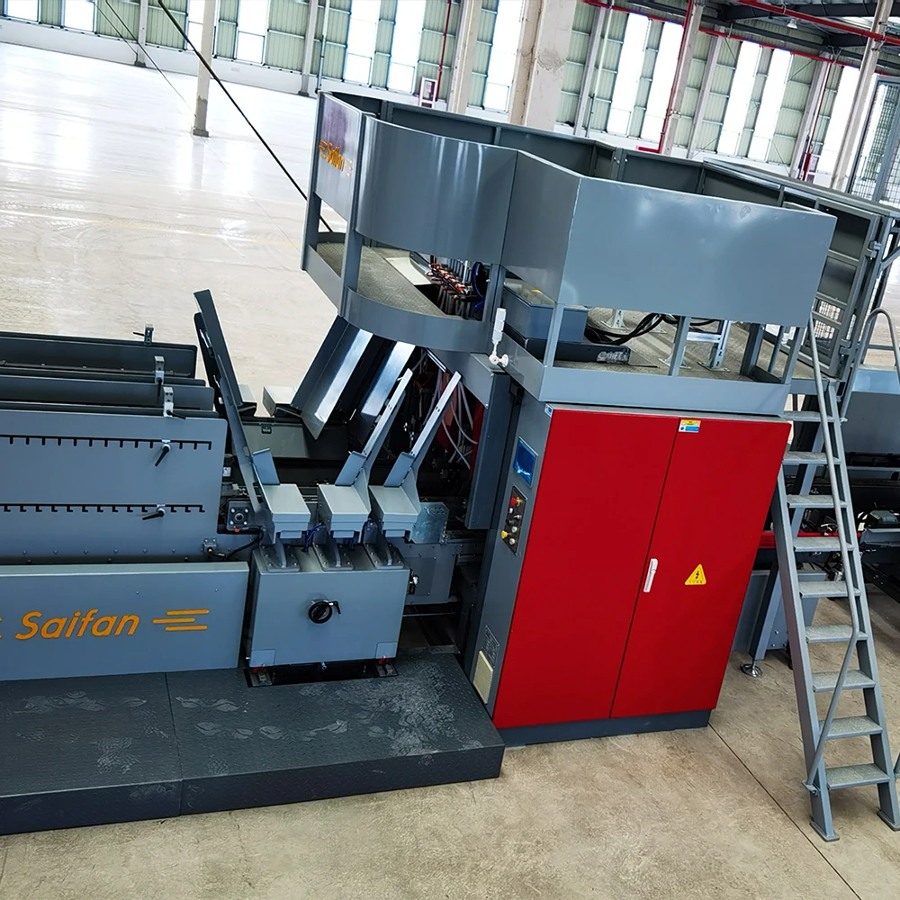 Saifan SF2000 Package Machine Epal Automatic CNC Wooden Pallet Mat Nailing Making Machine