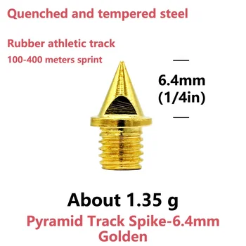 Quarter inch pyramid track on sale spikes