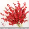Branche d'orchidée dansante rouge à 5 pointes