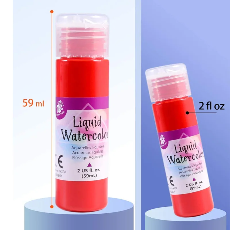 Хит продаж 8 видов цветов жидкости акварельных красок для детей 100% нетоксичные краски для лица для детей