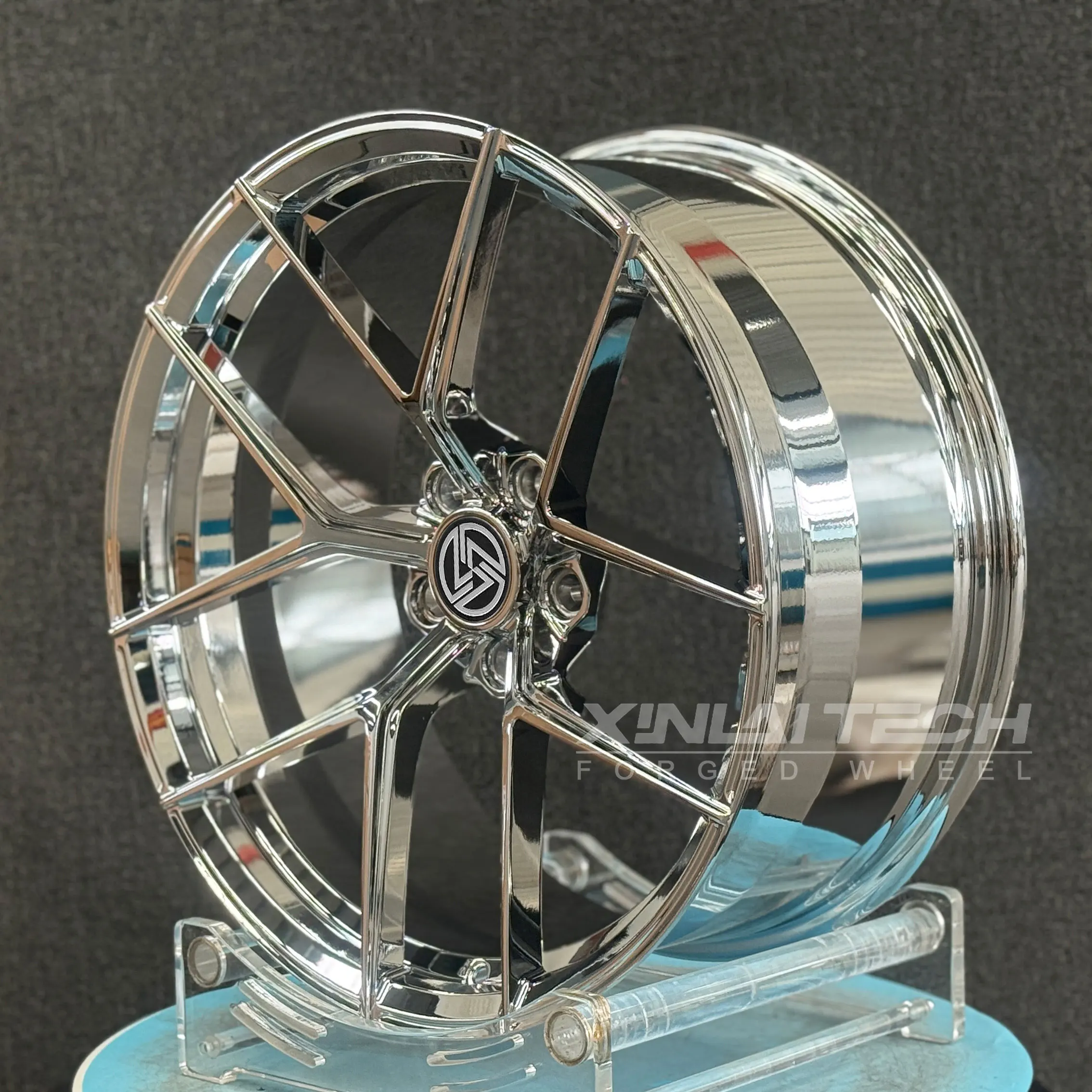XL Chrome Wheels 5x120 5x112 5x114.3 17-23 Inch Deep Concave Custom Forged Wheel for bmw M2 M3 M4 M5 M8 audi A6 A7 Mercedes benz - Image 1