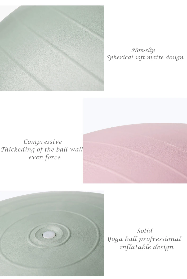 Мяч для фитнеса мяч йоги из мягкого ПВХ с насосом размер 55/65/75 см