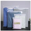 Custom Double frosted zipper bag 16 wire